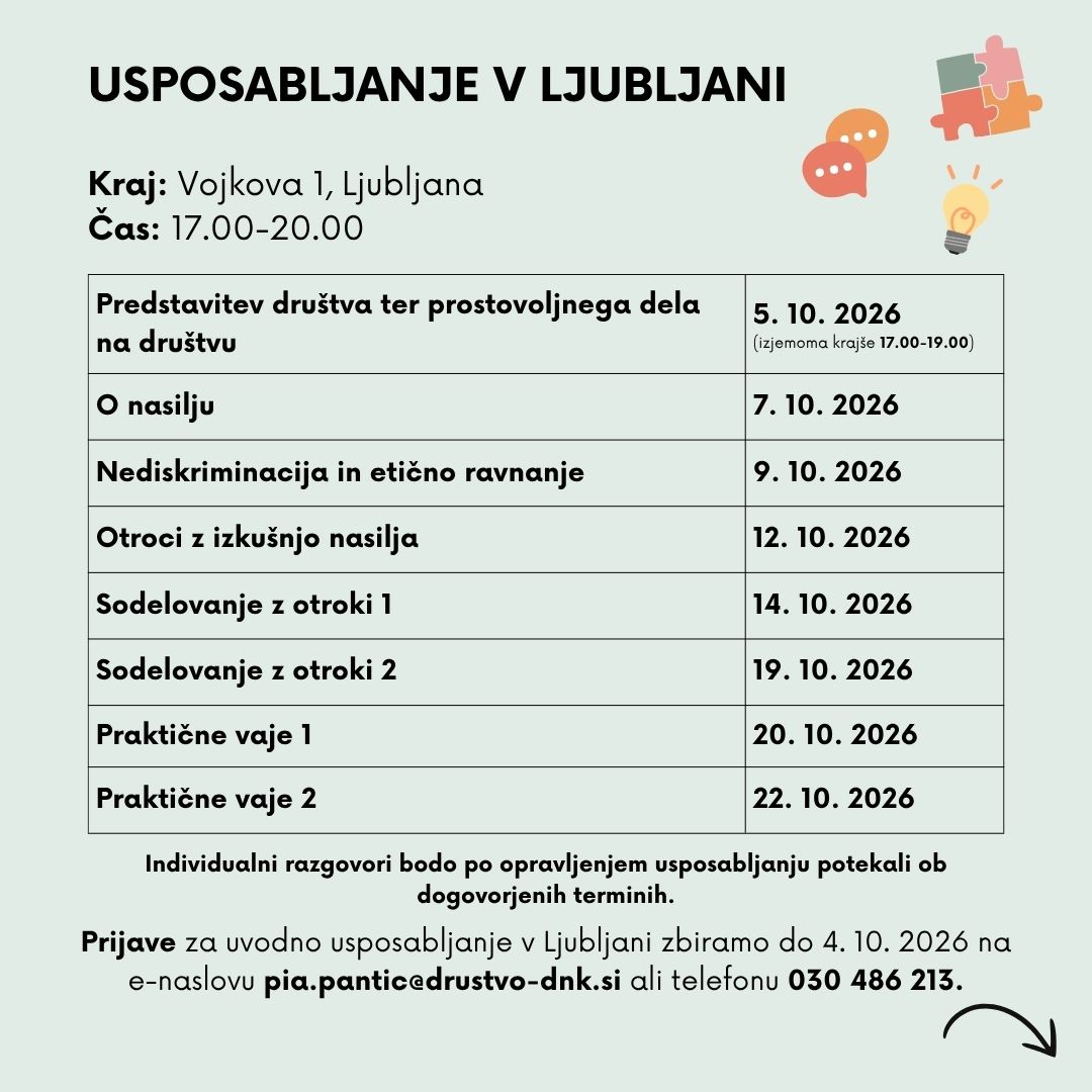 2026 usposabljanje LJ
